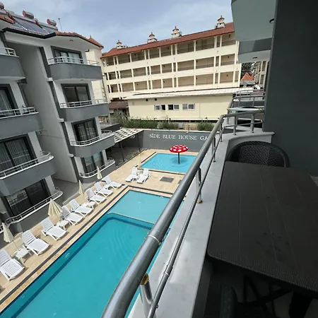 Apartment Blue House Side
